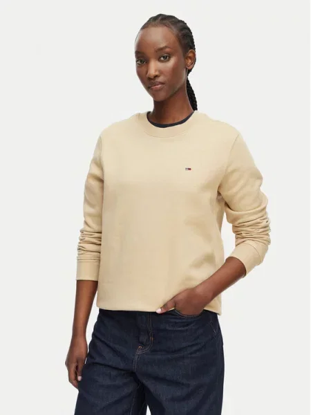 Tommy Jeans Hanorac Flag deschis roz