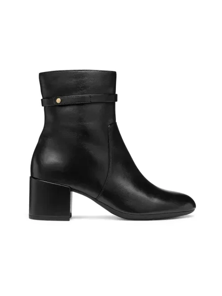 Buty do kostki Geox skórzane czarne