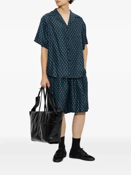 Selyem ing Balmain kék