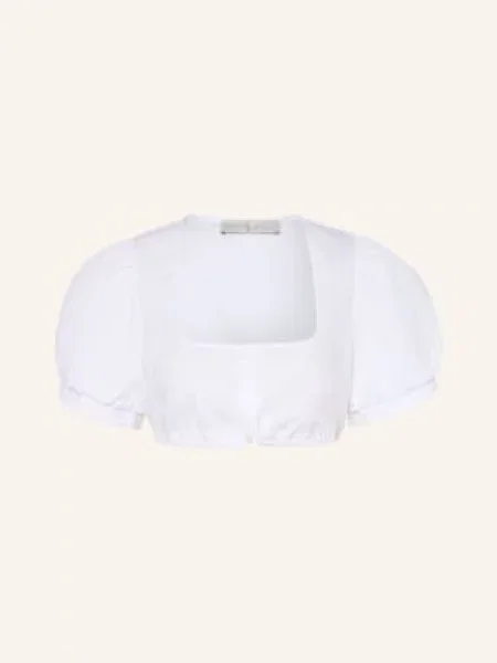 Johann & Johanna Bluzka Dirndl weiss biała