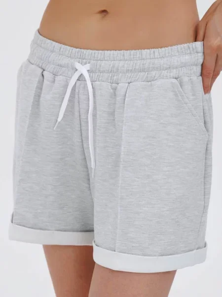 Женские пижамные шорты сірі