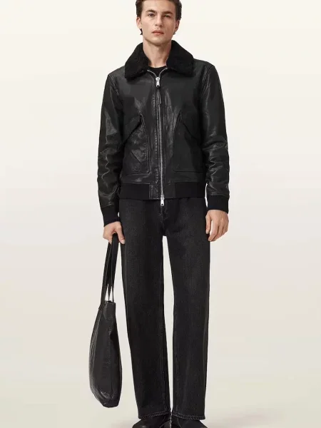Кожаная куртка Allsaints