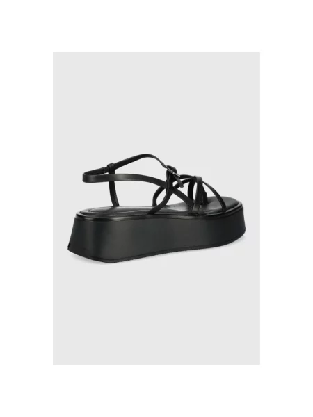 Vagabond Shoemakers sandały skórzane COURTNEY na platformie czarny