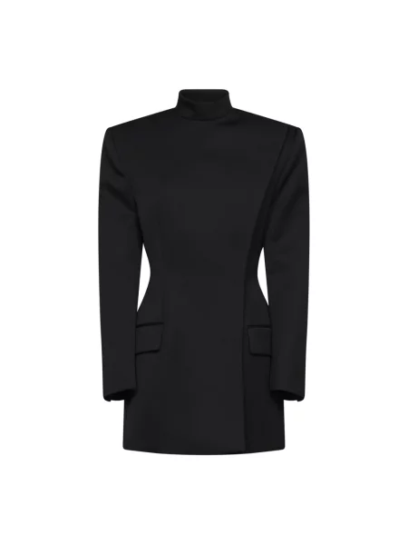 Marynarka Mugler wełniana czarna