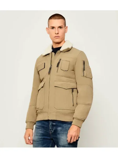 Aeronautica Militare férfi kabát Lth koloniális apátsági dzseki. Méret: 48 bézs