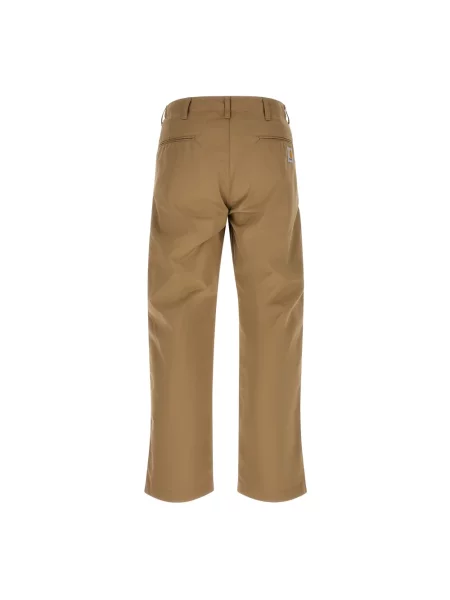 Spodnie Carhartt Wip brązowe