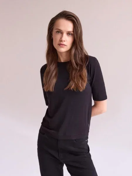 Футболка DIVERSE Camans бавовна/віскоза чорний