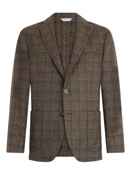 Кариран блейзър Boglioli кафяво