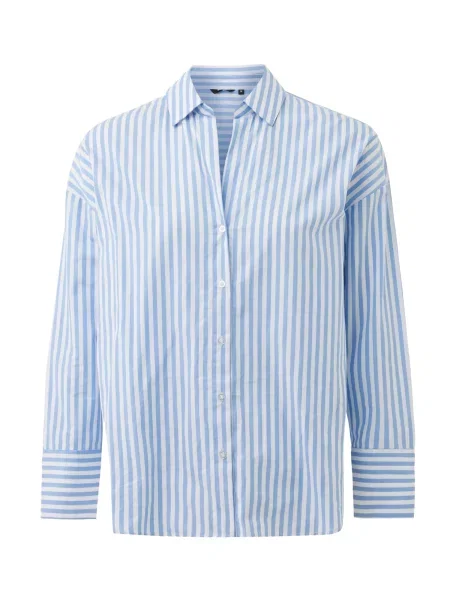 MEXX Bluză albastru deschis alb