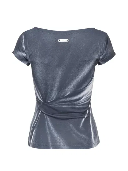 Tricou Nache cu perle gri