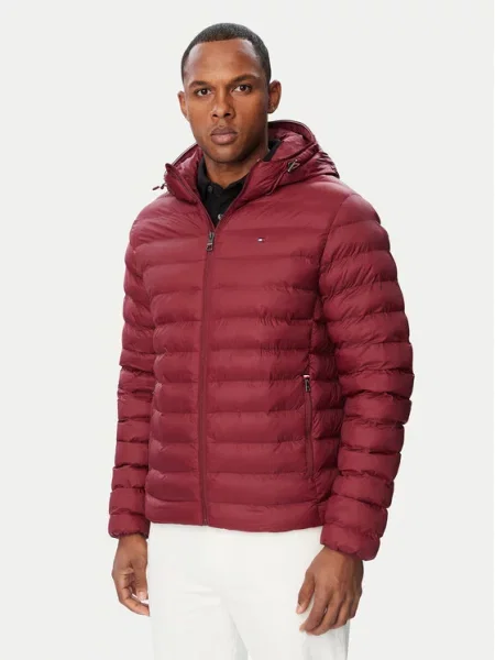 TOMMY HILFIGER Prijelazna jakna burgund