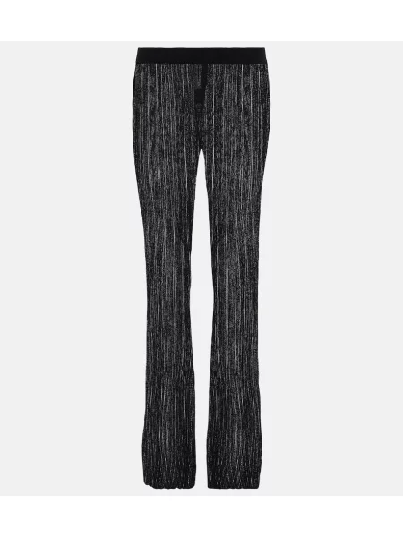 Pantaloni Petar Petrov tricotate negru