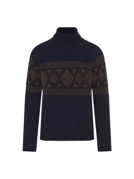 Golf Barba wełniany niebieski