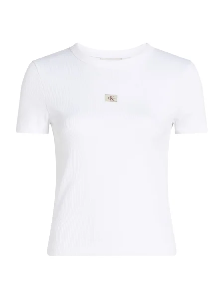 Tričko Calvin Klein Jeans biela