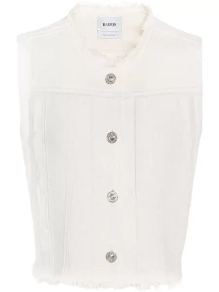 Vestă Barrie alb