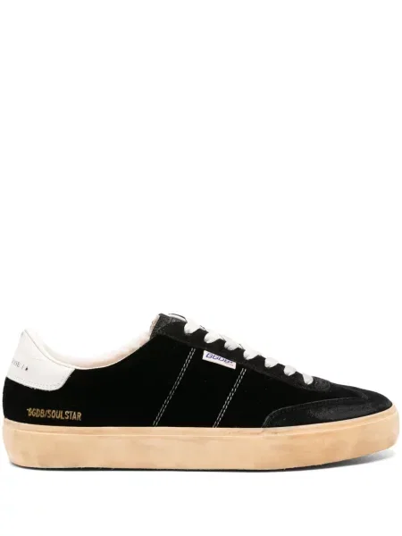 Sneakerși Golden Goose de catifea negru