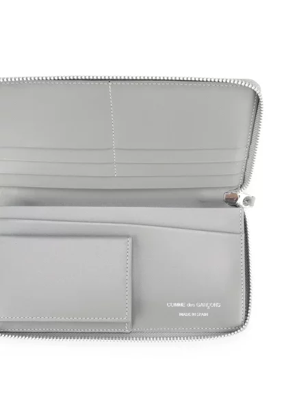 Puntíkatá peněženka Comme Des Garçons Wallet šedá