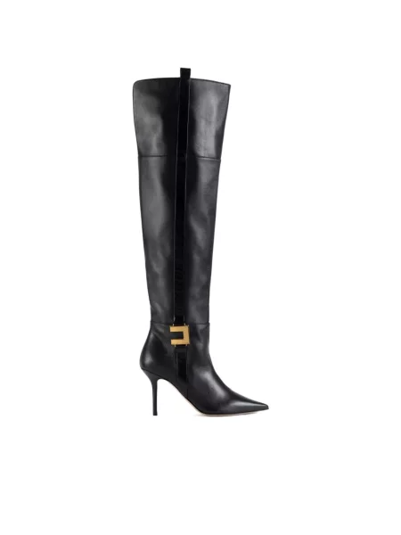Botki Elisabetta Franchi czarne