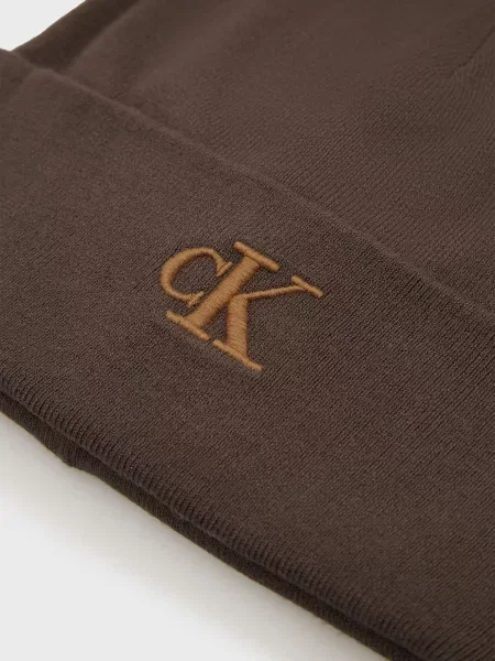 Шапка Calvin Klein коричнева