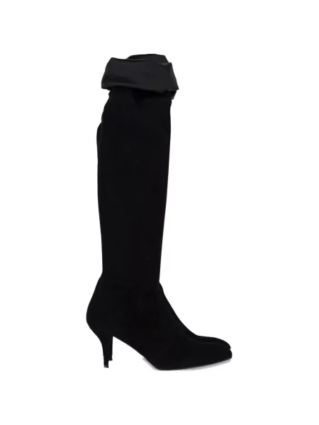 Cizme Stuart Weitzman din piele de căprioară negru