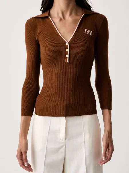 Шерстяной свитер Elisabetta Franchi