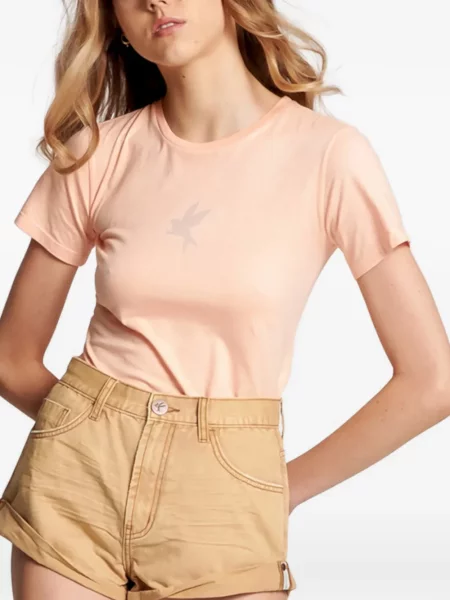 Tricou One Teaspoon cu imagine roz