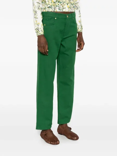 Proste spodnie S Max Mara zielone