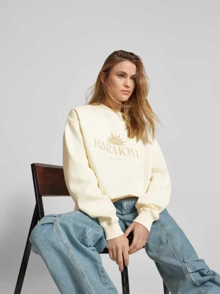 Bluza o kroju oversized z nadrukiem z napisem Oh April