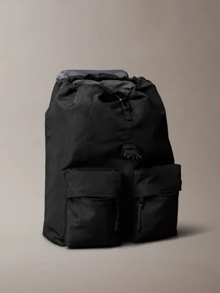 Rucsac Calvin Klein Bold Flap Backpack negru
