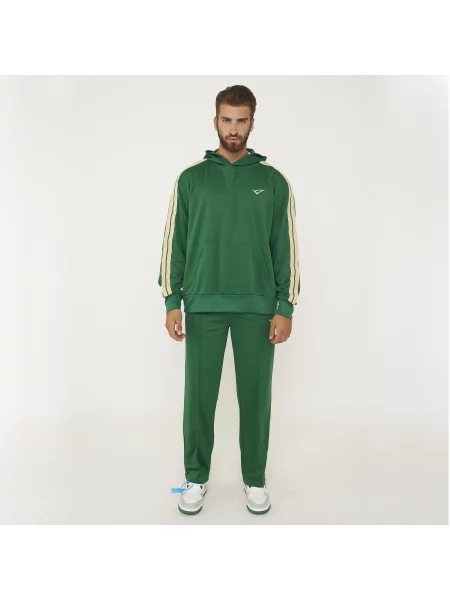Kompletny dres sportowy SPACE STELLAR zielony beżowy