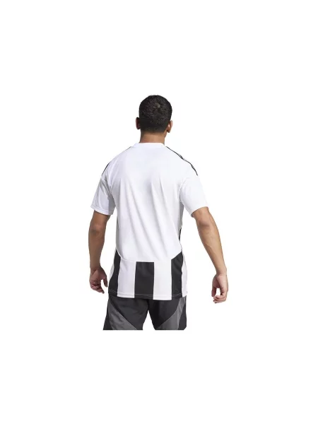 Pruhované tričko Adidas bílé