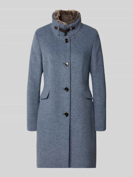 Płaszcz o kroju regular fit z dodatkiem wełny Christian Berg Woman Selection