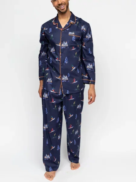 Піжама CYBERJAMMIES Alpes бавовна/модал синій