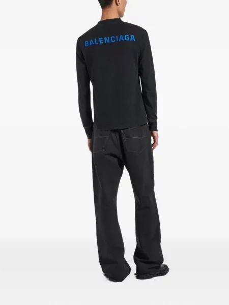 Lung tricou Balenciaga negru