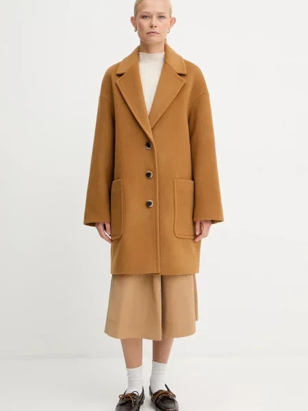 Palton Max&co. de lână maro