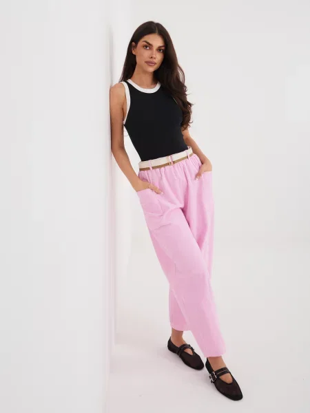 Pantaloni Rue Paris negru