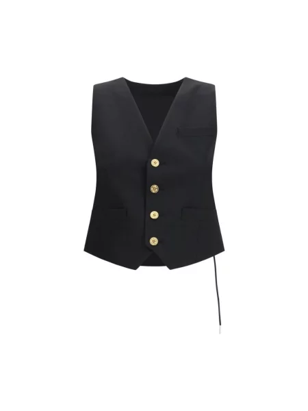 Kamizelka Sacai wełniana czarna