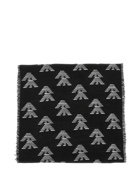 Fular Emporio Armani cu autograf negru