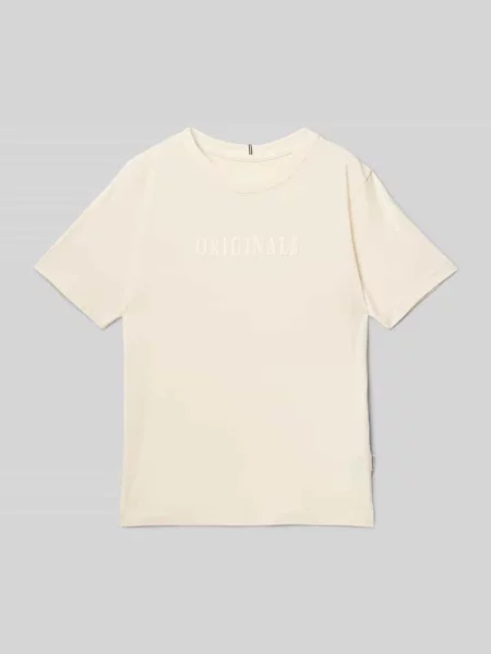 T-shirt z nadrukiem z logo model ‘FREDERIKSBERG’ Jack & Jones