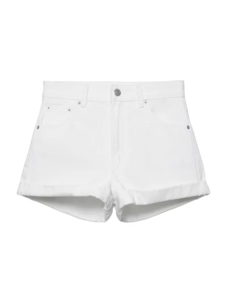 Pull&Bear Jeans denim alb