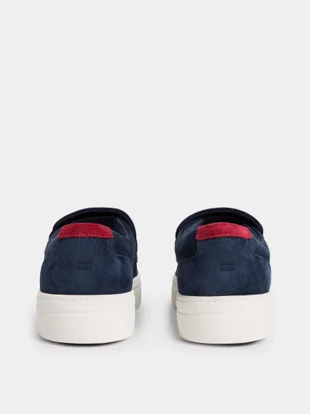 Замшевые мокасины Tommy Hilfiger синие