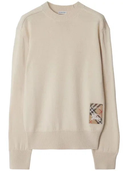 Vlněný kostkovaný svetr Burberry