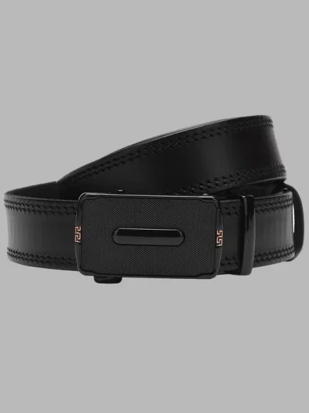 Кожаный ремень Borsa Leather черный