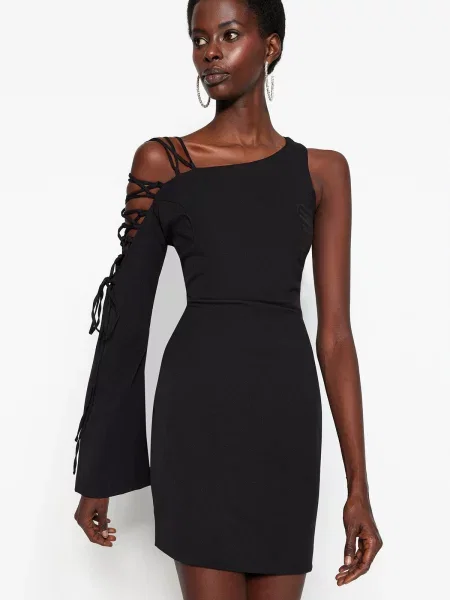 Rochie de seară Trendyol eleganta negru