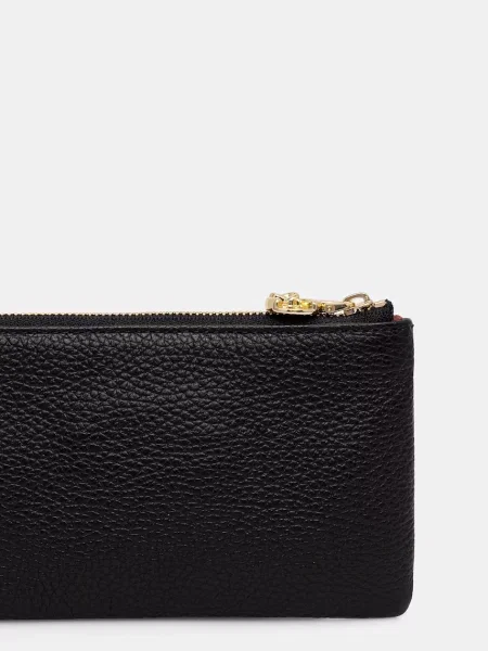 Coccinelle портфейл дамски от кожа черно