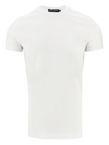 Тениска Dolce & Gabbana бродирана бяло