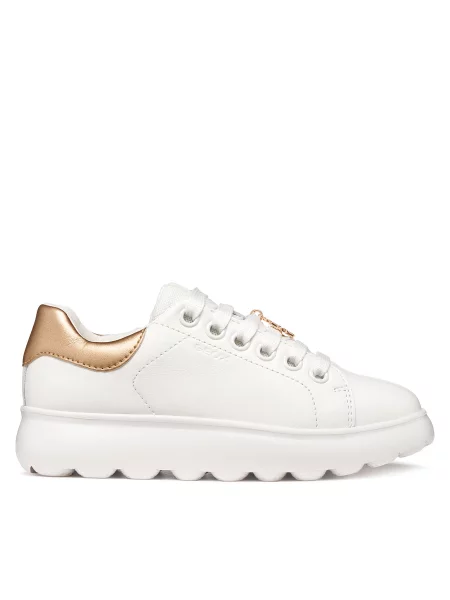 Sneakersy Geox J Puffypop Girl S bílá