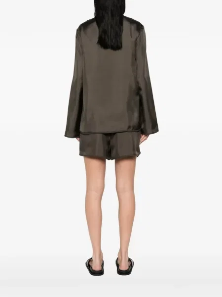Bluză Róhe de mătase maro