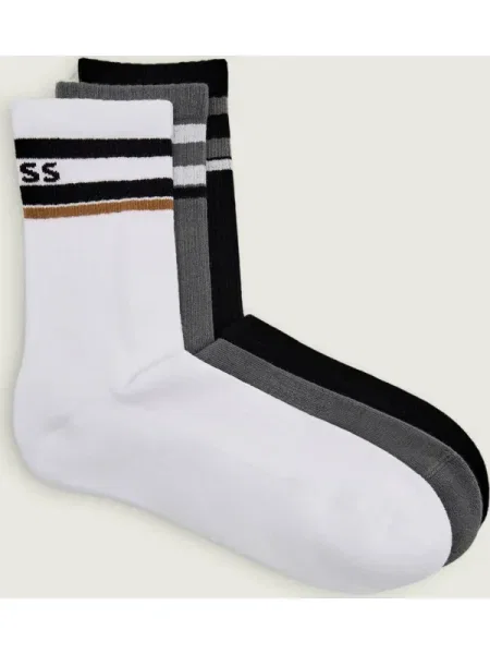 BOSS BLACK Șosete negru