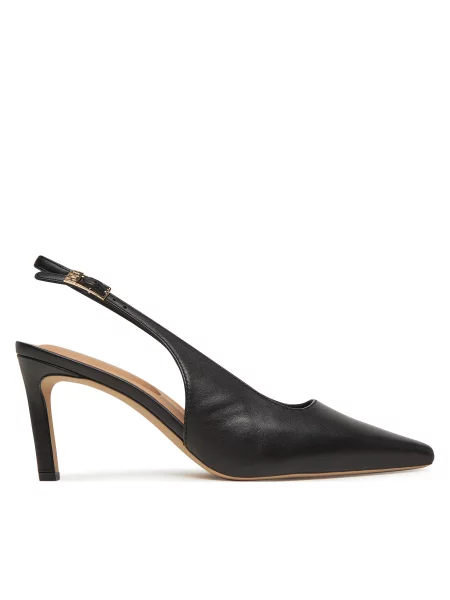 Sandali Tommy Hilfiger Squared Toe črna